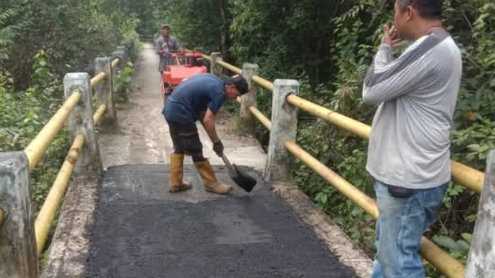 Rehab Jembatan Titian di Talang Batu, Akses Vital Warga dan Pendidikan Terjamin