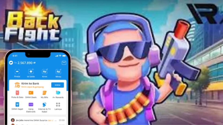 Viral! Game Back Fight Bagi-Bagi Saldo DANA Gratis Rp101.000 untuk Pemain Baru