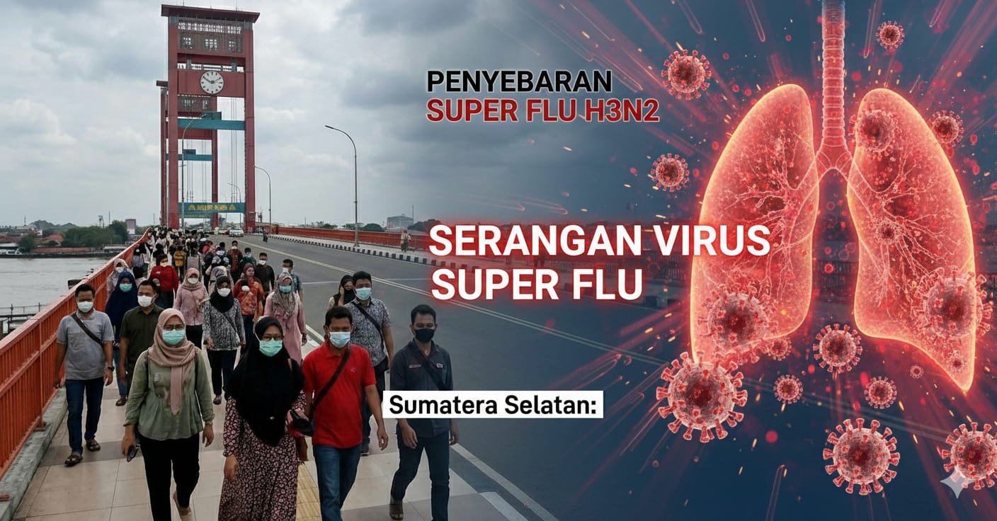 WASPADA! Kemenkes Deteksi 5 Kasus Super Flu di Sumsel, Mayoritas Perempuan dan Anak