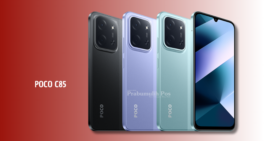 POCO C85 Rilis Global: Bawa RAM 8 GB, Memori 256 GB, dan Harga Mulai Rp1 Jutaan