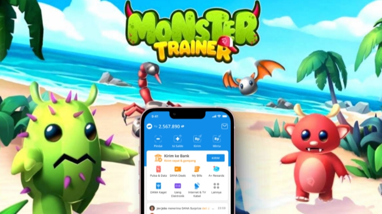 Monster Trainer Viral! Klaim Saldo DANA Gratis Sambil Main Game