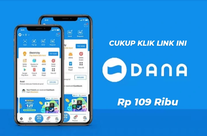 Coba Yuk! Cukup Klik Link Ini Dapat Saldo DANA Gratis Rp 109 Ribu Siang Hari Ini