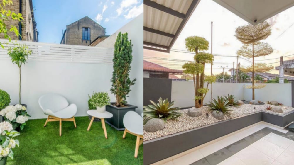 9 Inspirasi Taman Depan Rumah Minimalis Modern yang Bikin Hunian Makin Estetik