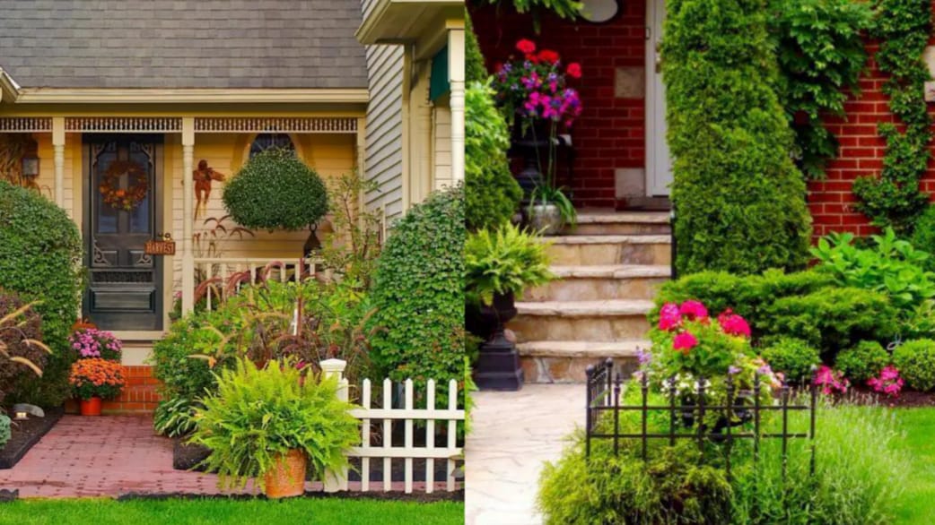 8 Inspirasi Teras Rumah Estetik dengan Taman Bunga Warna-Warni