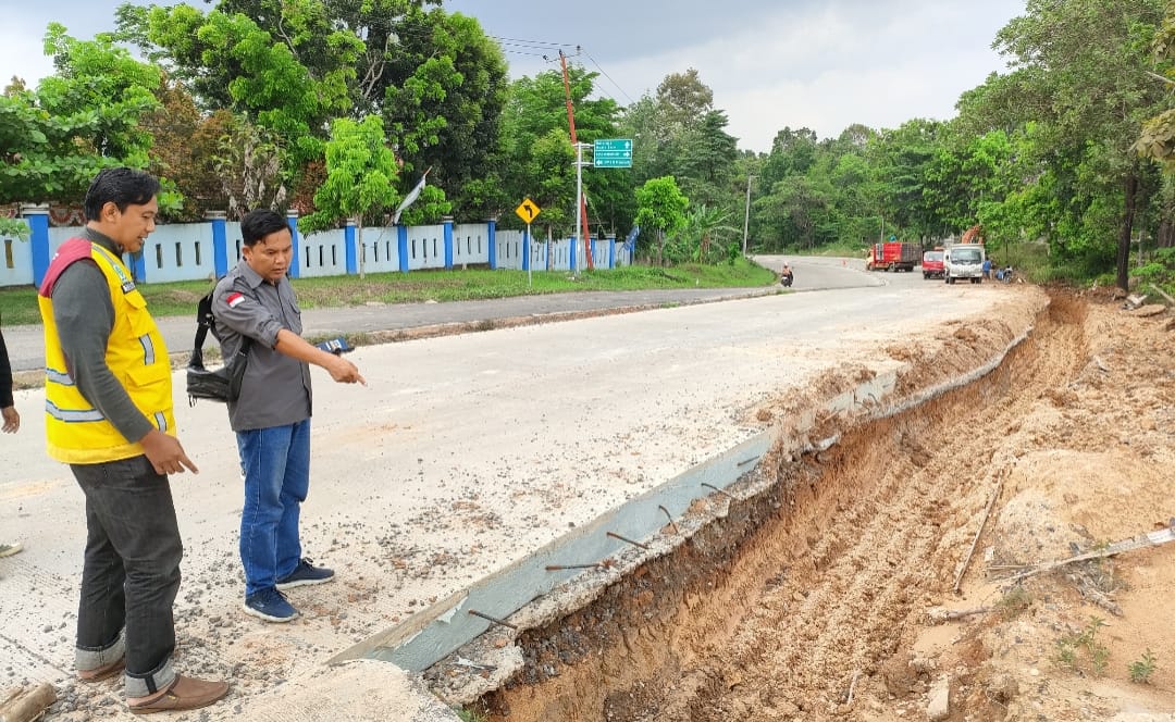 Progres 24 Persen, Pembangunan Jalan Lingkar Prabumulih Mulai Terkendala Hujan 