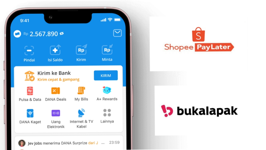 Cara Mudah Pinjam Uang di DANA Lewat Bukalapak dan Shopee PayLater