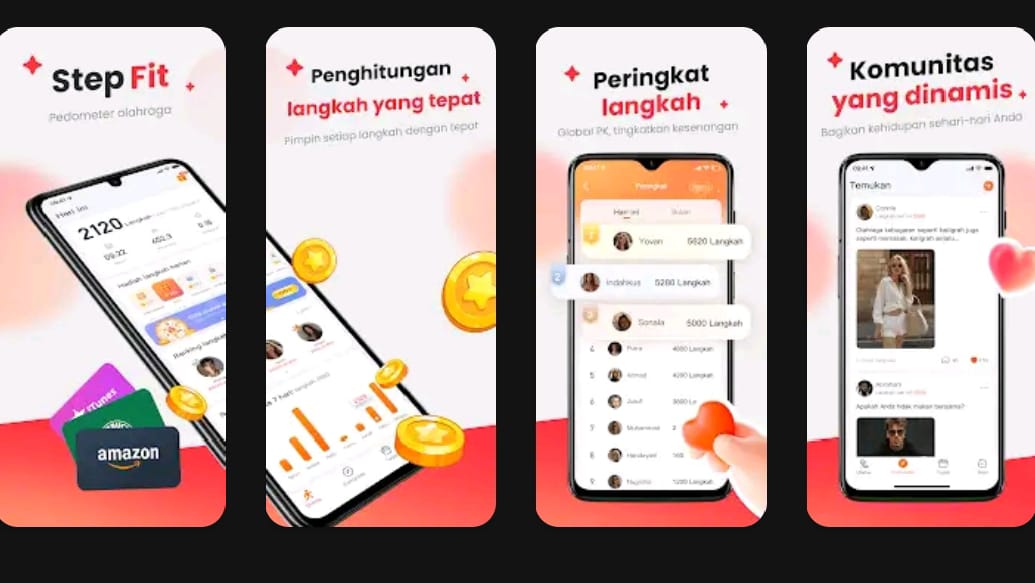 Dapatkan Saldo Dana Gratis Hanya dengan Jalan Kaki Lewat Aplikasi StepFit