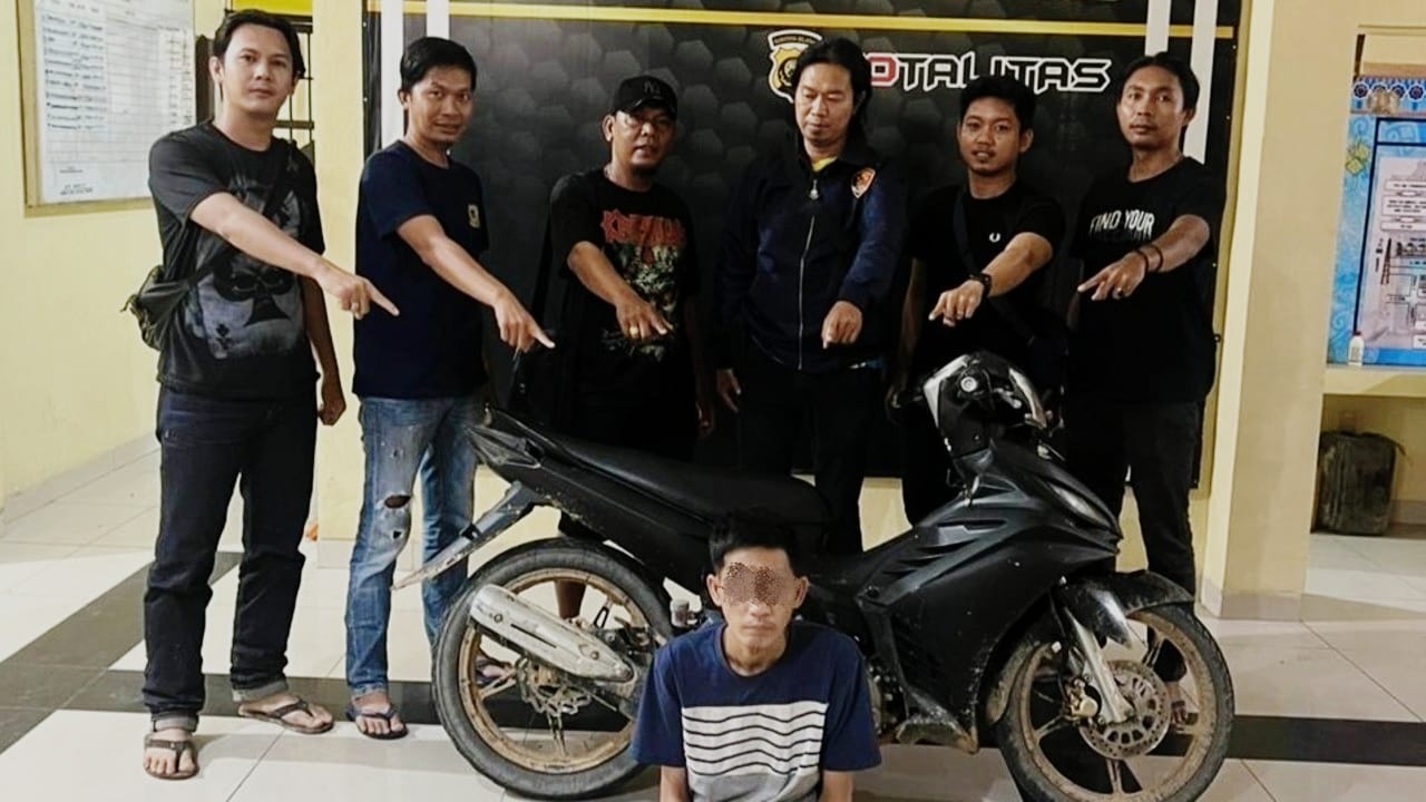 Nekat Gondol Motor di Teras Rumah, Warga Karang Raja Terancam 7 Tahun Penjara
