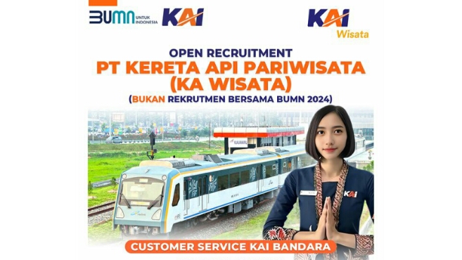 Lulusan SMA Merapat! PT Kereta Api Pariwisata Buka Lowongan Kerja Customer Service