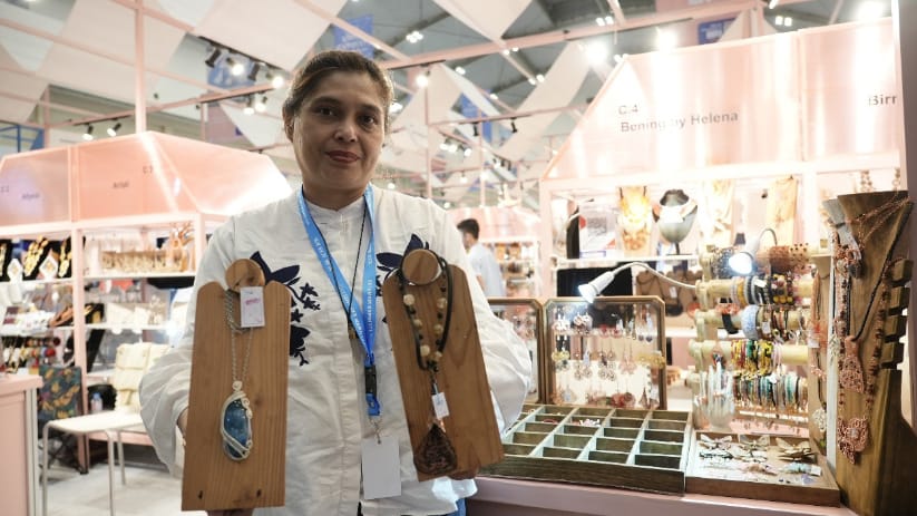 Dukungan BRI Antar Usaha Lokal Perhiasan Batu Alam Jangkau Pasar Internasional