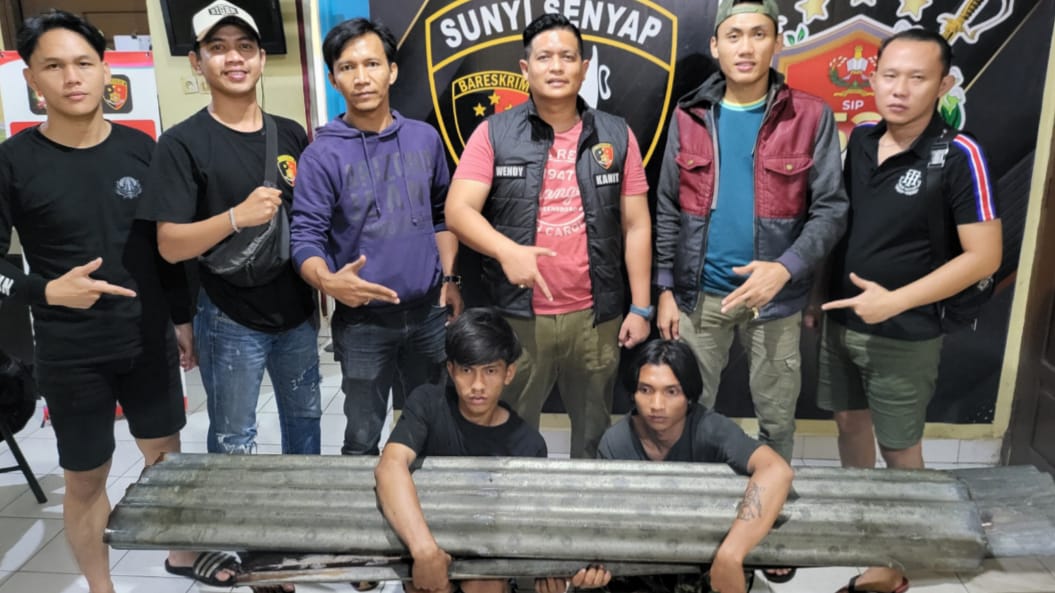 Dua Pemuda Prabumulih Ditangkap Usai Curi Seng dan Teralis, Kerugian Rp2 Juta
