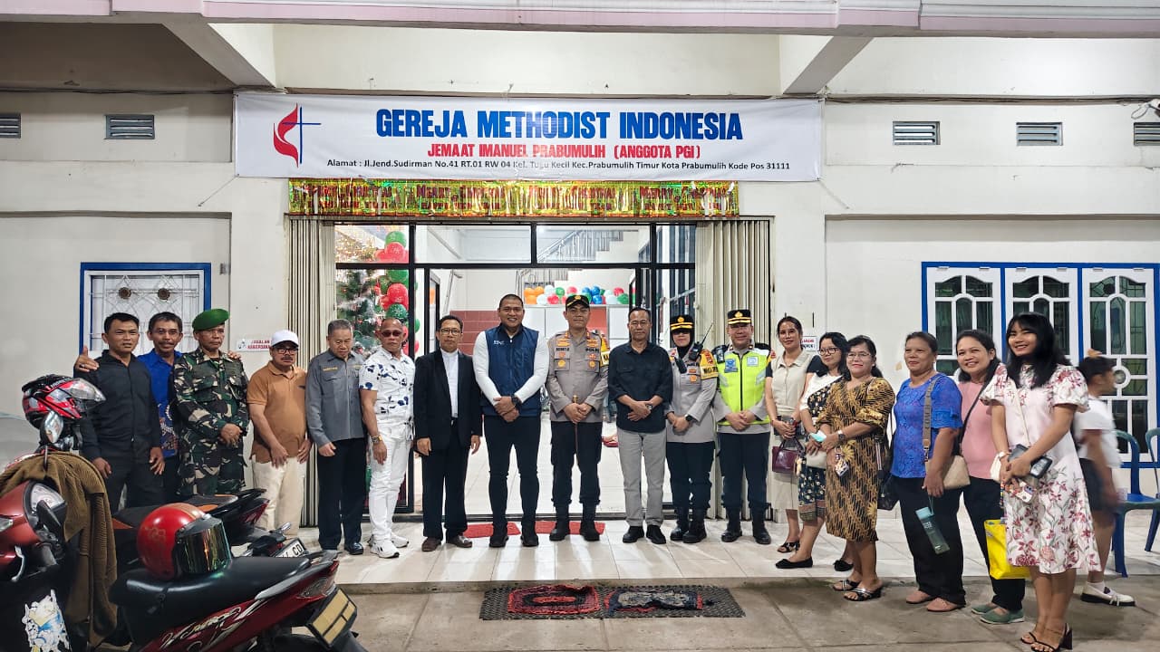 Natal 2025 di Prabumulih Aman, Forkopimda Lakukan Patroli Gabungan