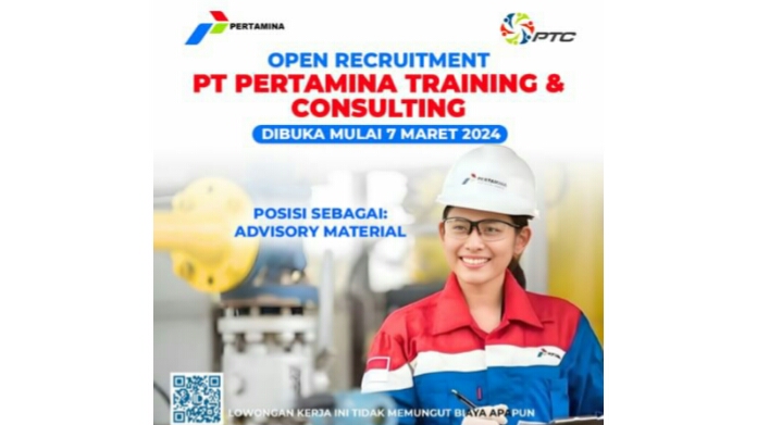 SIAPKAN LAMARAN! PT Pertamina Training & Consulting Buka Lowongan Kerja, Batas Usia 35 Tahun Bisa Daftar