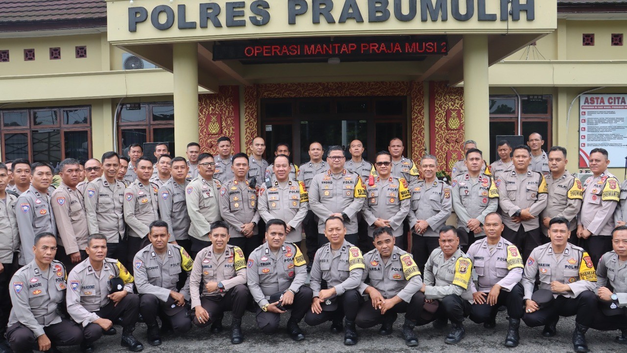 93 Personel Dikerahkan, Polres Prabumulih Jamin Keamanan Rapat Pleno Pilkada 2024