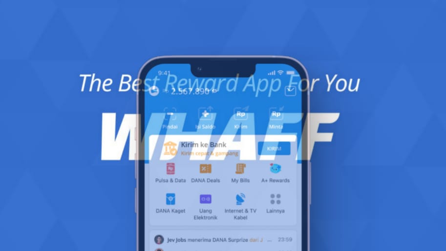 Cara Mudah Dapat Saldo DANA Gratis Rp222.000 Setiap Hari dengan Whaff Rewards