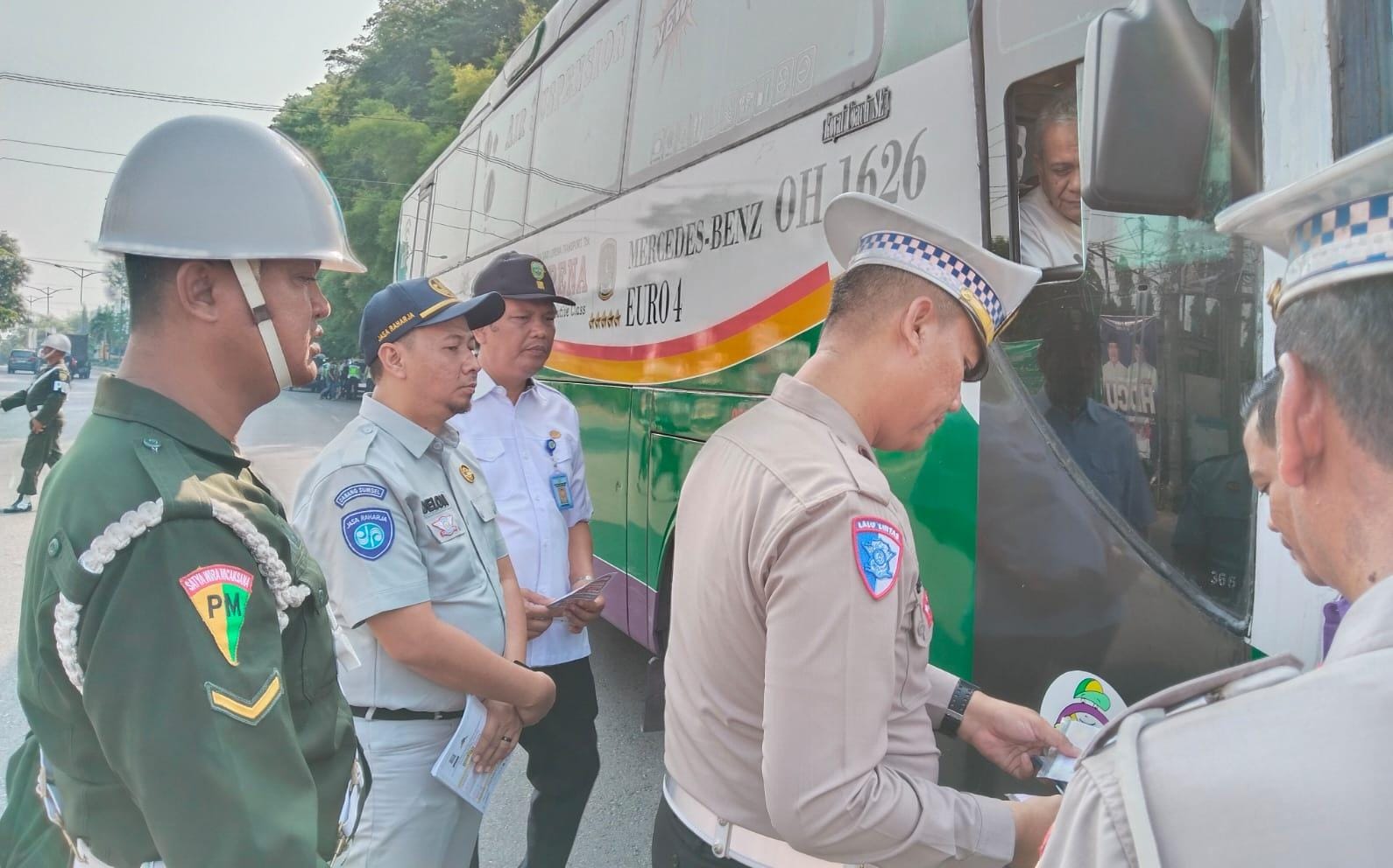 Operasi Gabungan, 46 Kendaraan Terjaring di Razia Prabumulih