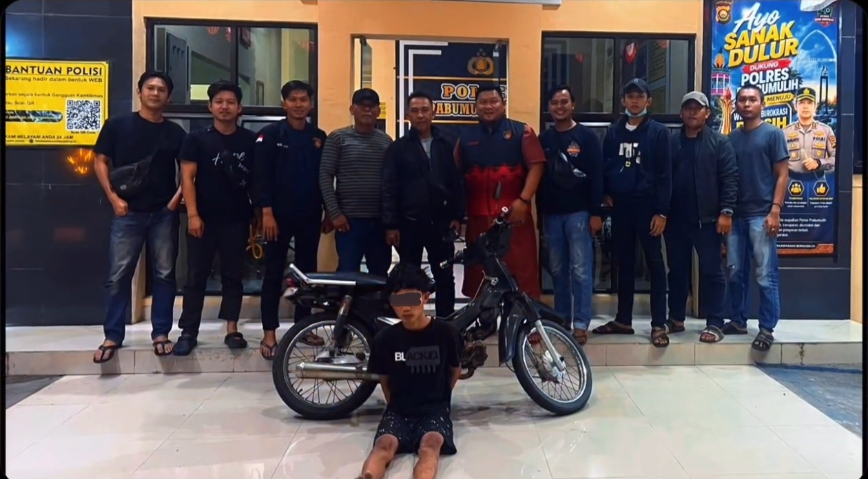 Polsek Prabumulih Timur Bongkar Kasus Curanmor, Pemuda 20 Tahun Diamankan