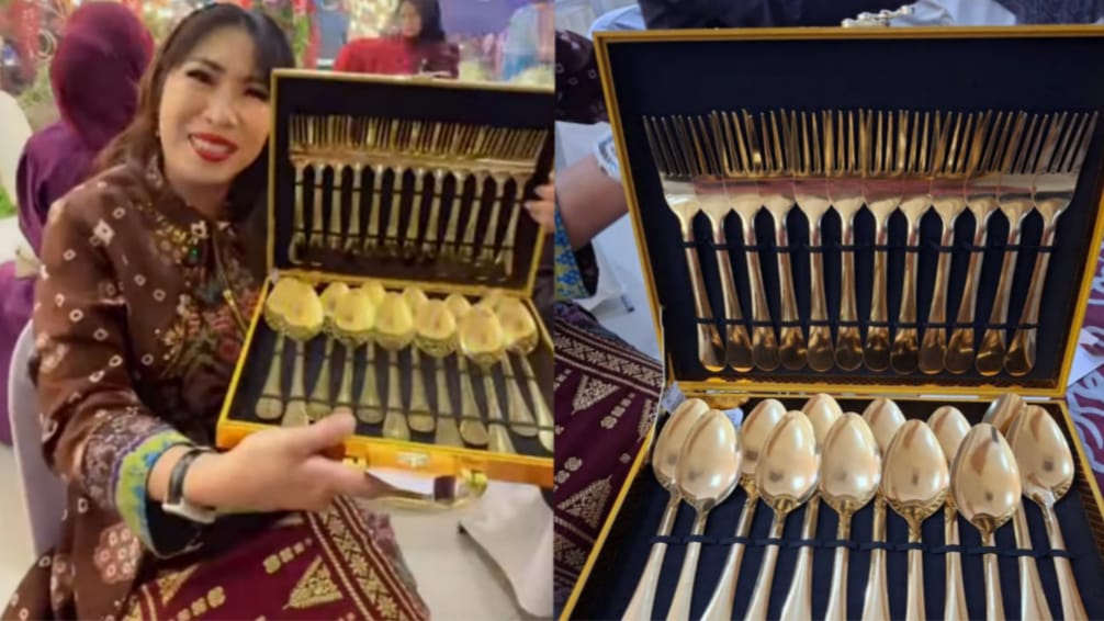 Unboxing Souvenir Mewah Pernikahan Rara Lida-Aladull, Cek Devi: Kotak Emas 