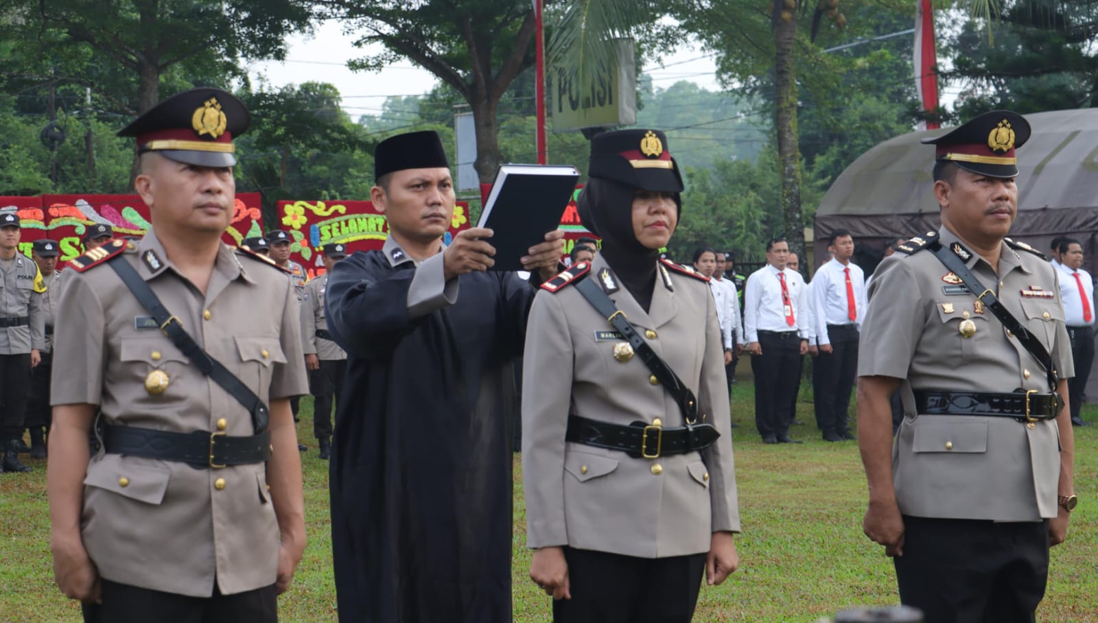 Polres Prabumulih Sertijab Tiga Perwira, Ini Daftarnya