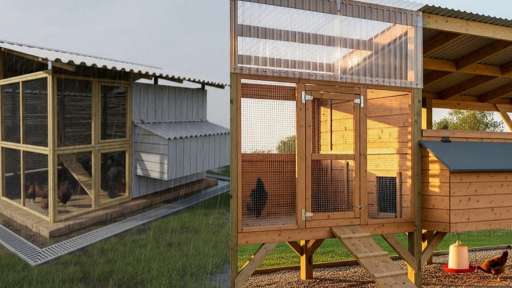 7 Desain Kandang Ayam Tahan Hujan dan Angin agar Ternak Tetap Sehat