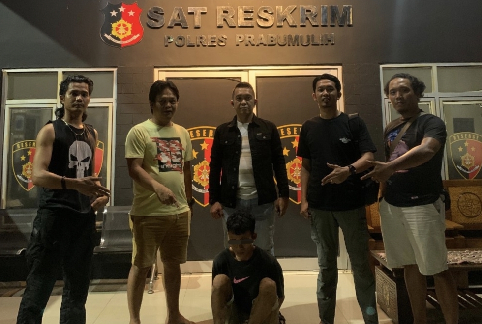 Polisi Amankan Pria Diduga Curi Kabel Jalur Rel di Sukaraja Prabumulih