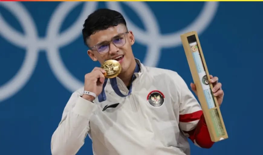 Sosok Rizki Juniansyah, Peraih Medali Emas Olimpiade Paris 2024 yang Lahir dari Keluarga Atlet 