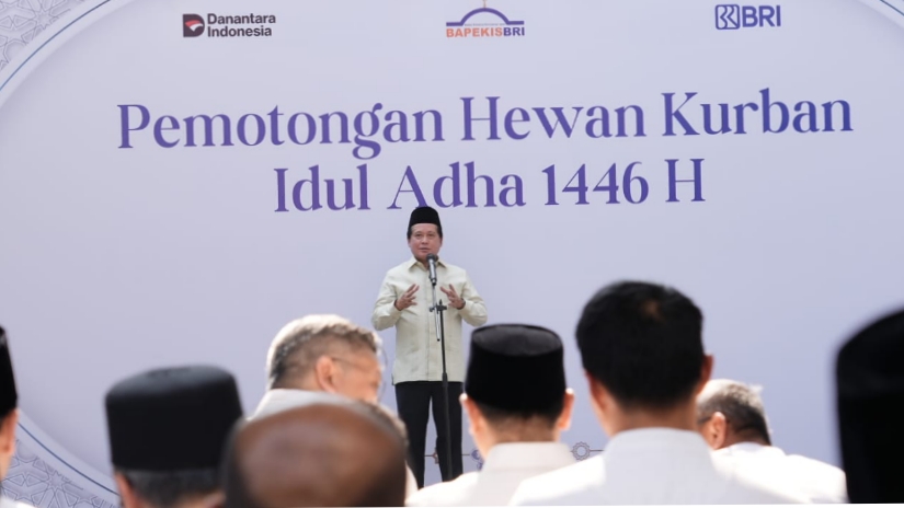 Semangat Berbagi Idul Adha 1446 H, Bapekis dan Karyawan BRI Salurkan 961 Hewan Kurban untuk Masyarakat