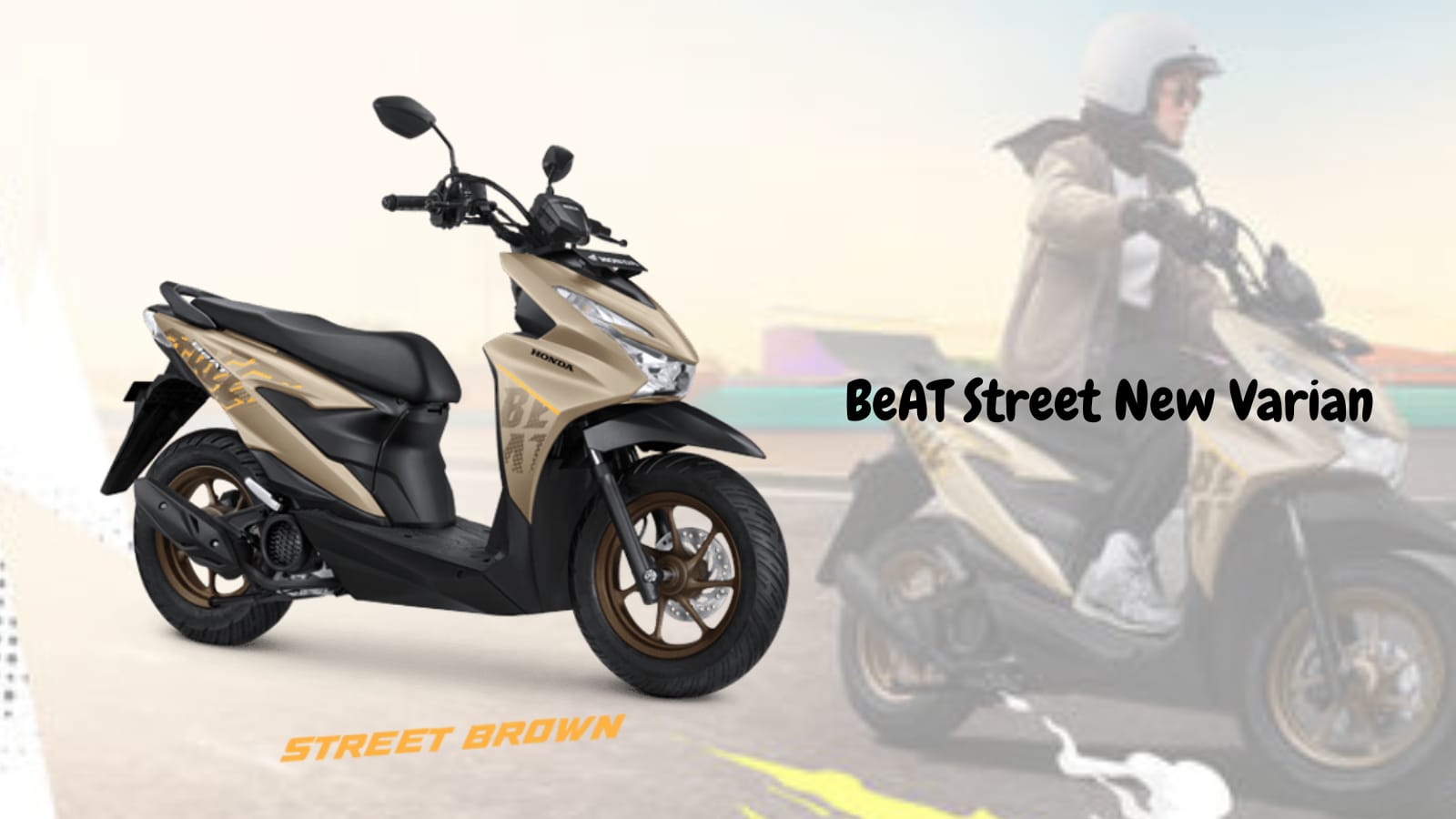 New Varian Honda BeAT Street 2024, Desain Street Brown Makin Memukau, Intip Speknya