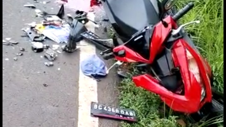 Tabrakan Sepeda Motor, Satu Dikabarkan Meninggal Dunia