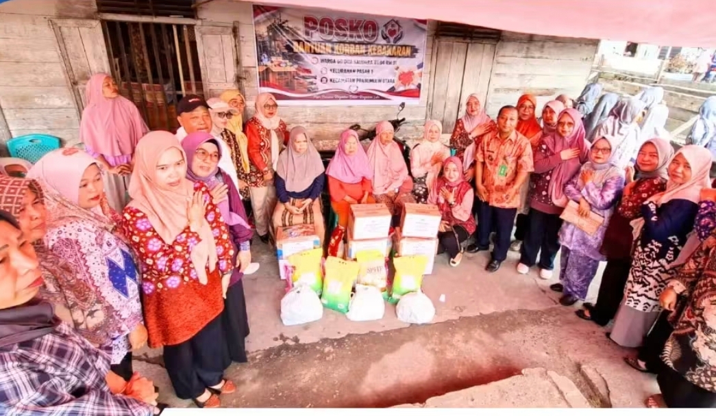 DWP Prabumulih Hadir untuk Korban Kebakaran, Berikan Bantuan dan Semangat