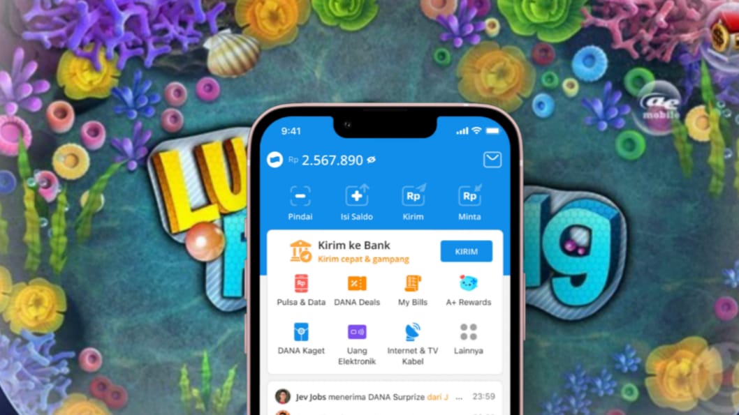 Main Game Lucky Fishing Bisa Dapat Saldo DANA, Cukup Rebahan di Rumah!
