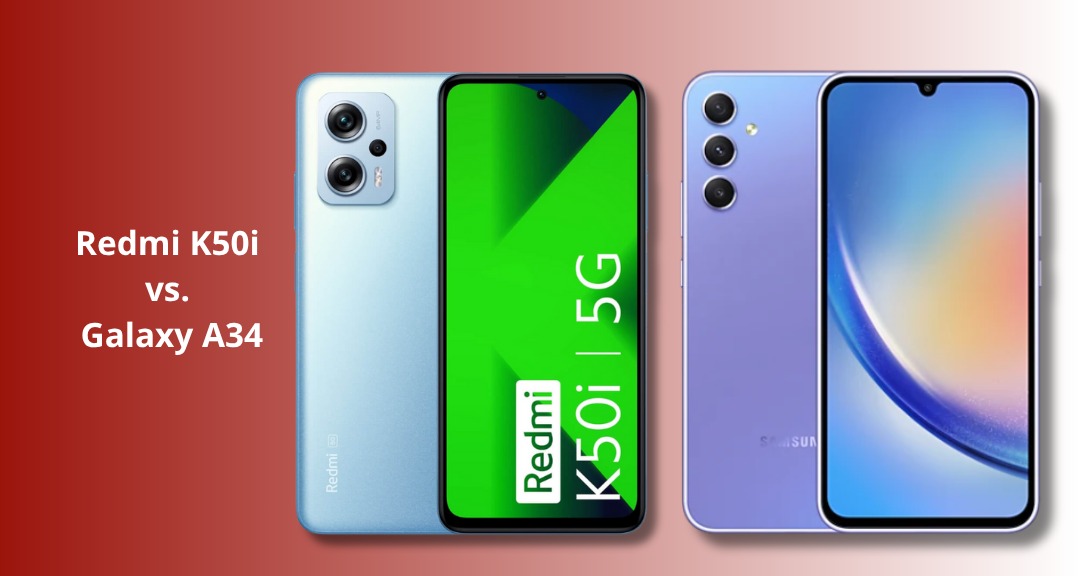 Redmi K50i vs Samsung Galaxy A34 5G: Duel Smartphone Rp 4–5 Jutaan, Pilih Performa Kencang atau Kamera Stabil?