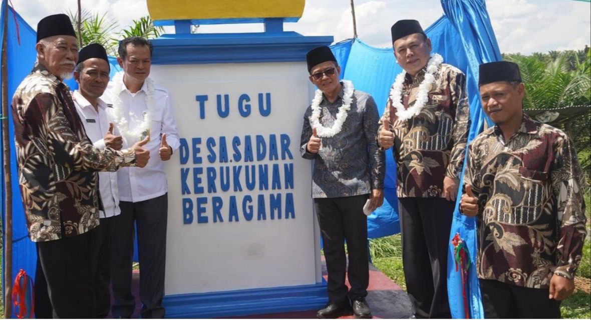 Kemenag Resmikan Desa Sadar Kerukunan di Kota Prabumulih