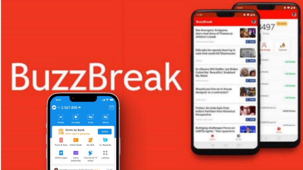 BuzzBreak, Aplikasi Penghasil Saldo DANA Tanpa Modal, Cuma Baca Berita!