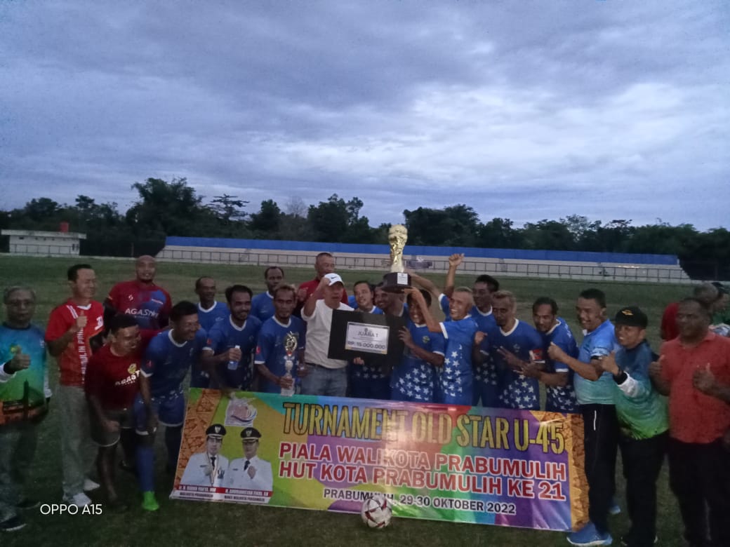 AGASTAR Jakarta Juara Walikota Cup Prabumulih U-45