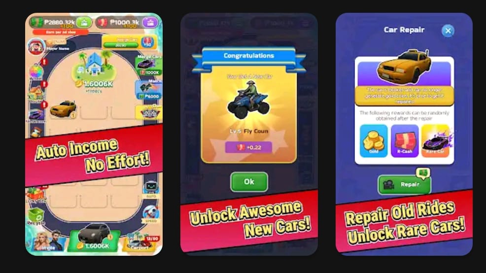 Cara Mendapatkan Saldo DANA Gratis dari Game Rich Tycoon