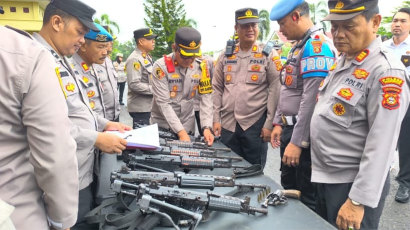 Polres Prabumulih Gelar Pemeriksaan Rutin Senpi Dinas, Pastikan Keamanan dan Kepatuhan Anggota