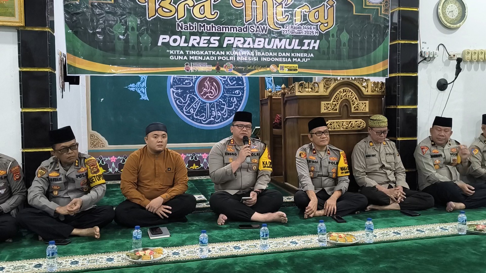 Polres Prabumulih Rayakan Isra Mi’raj Nabi Muhammad SAW dengan Penuh Hikmah