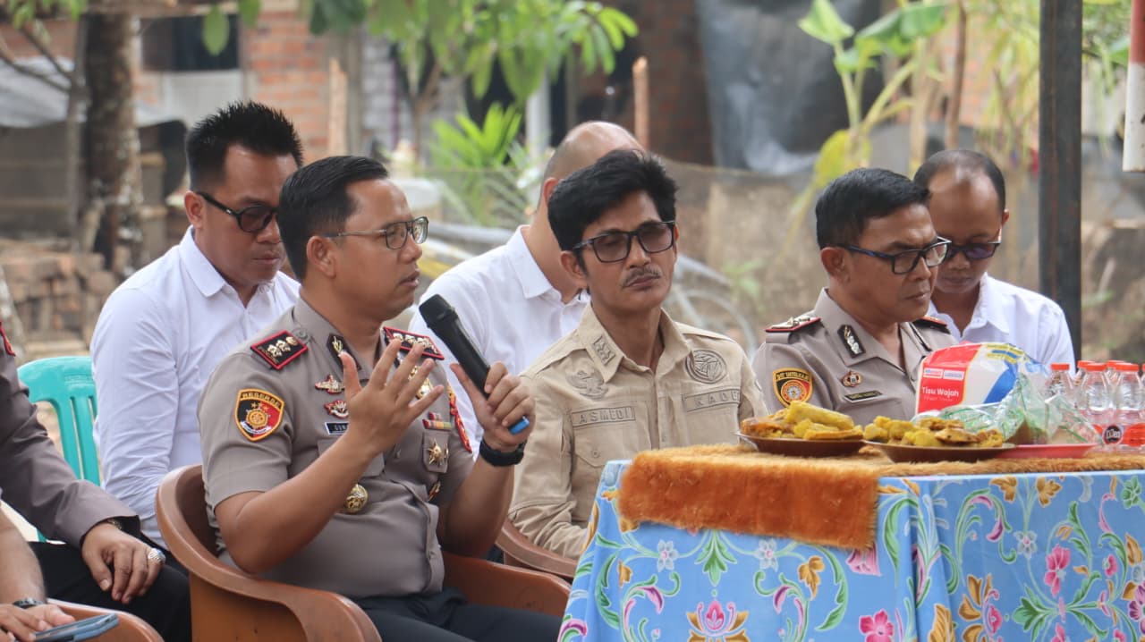Polres Prabumulih Sambangi Warga Tanjung Menang, Ingatkan Bahaya Judol dan Narkoba