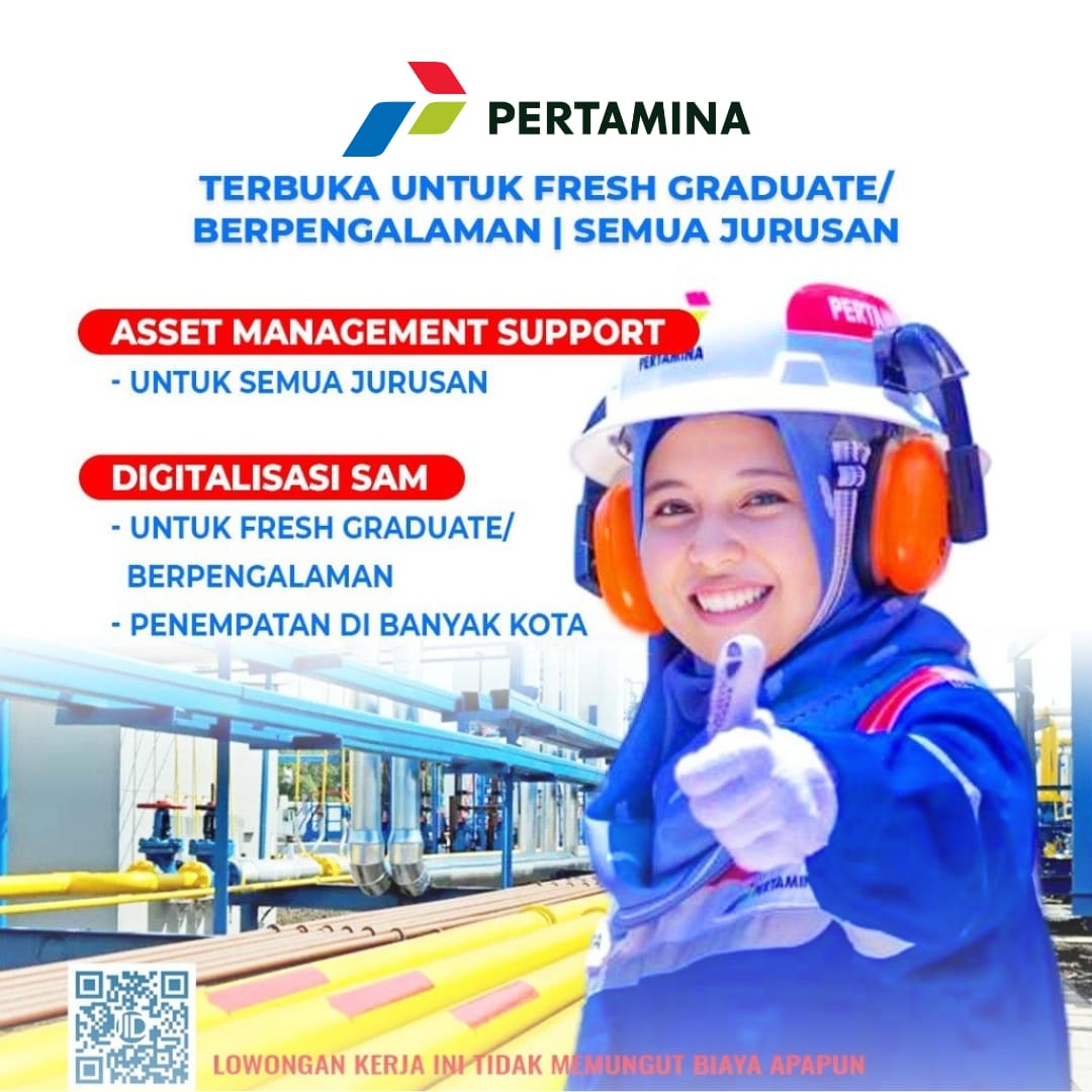 Fresh Graduate Berpengalaman Merapat! PT Pertamina Training Consulting Buka Lowongan Kerja, Cek Posisinya 