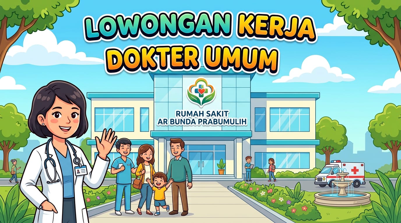 RS AR Bunda Prabumulih Buka Lowongan Dokter Umum, Cek Syarat dan Batas Pendaftarannya