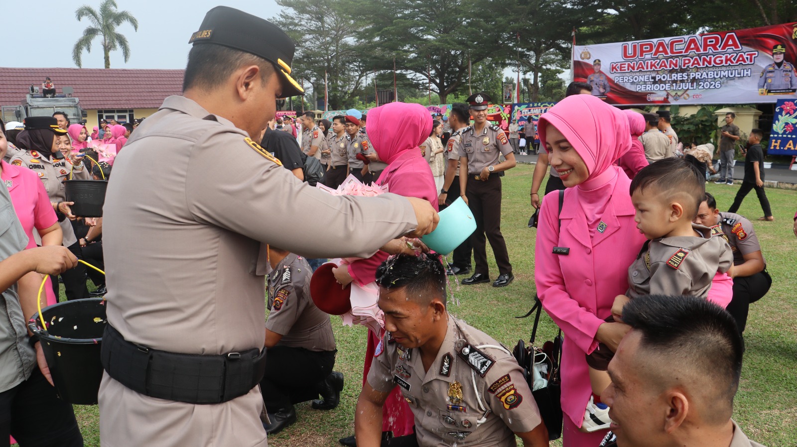 68 Personel Polres Prabumulih Resmi Naik Pangkat, Kapolres: Ini Amanah, Bukan Sekadar Penghargaan