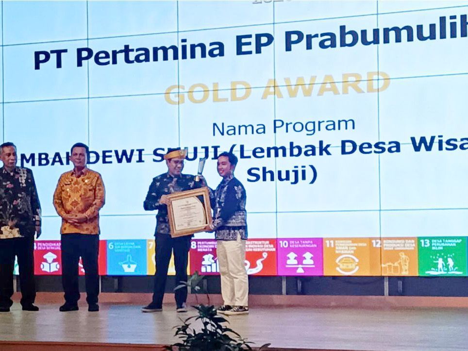 ﻿Pertamina EP Prabumulih Field Raih Penghargaan Emas di Ajang CSR & PDB Awards 2023