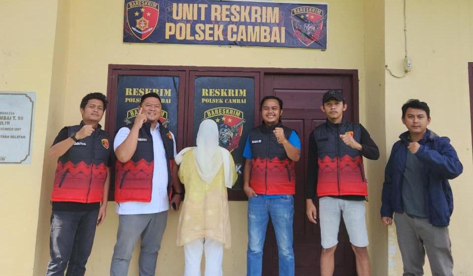 Iming-imingi Anak Bisa Kerja, Wanita 31 Tahun Diciduk Tim Elang Polsek Cambai
