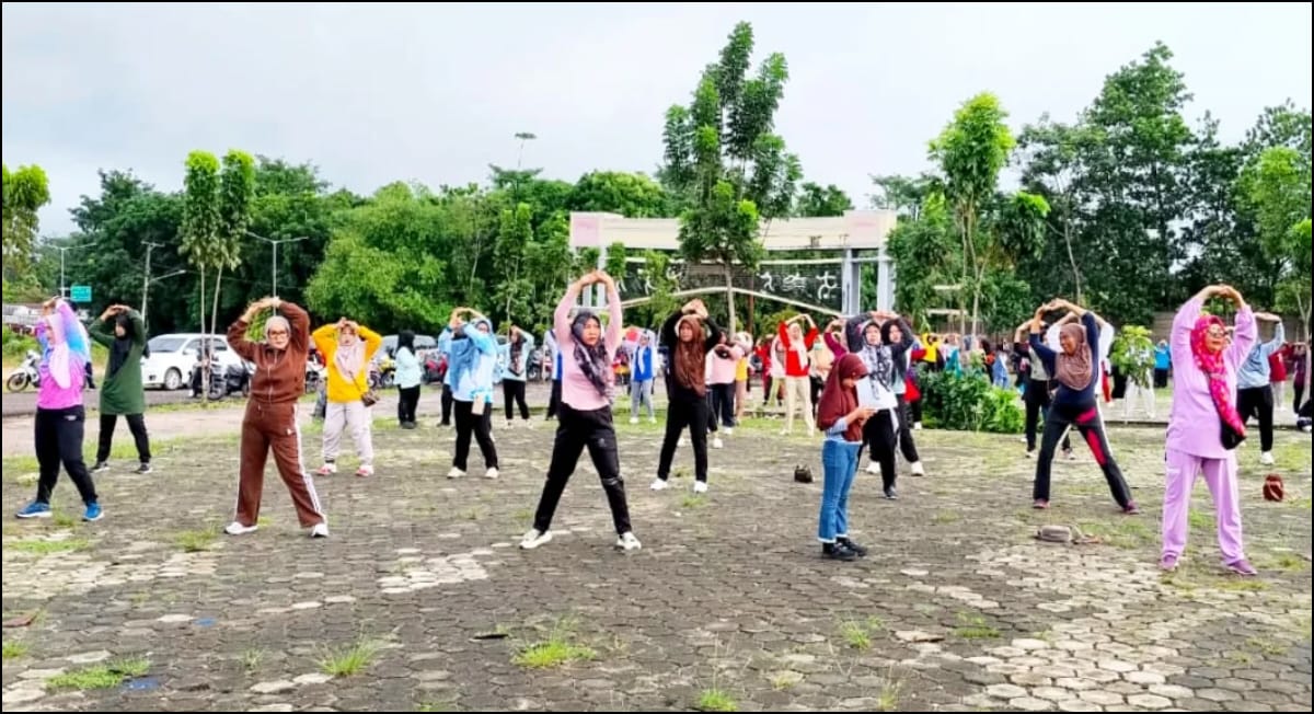 Pemkot Prabumulih Gelar Senam Pagi Bersama Warga di Stadion Talang Jimar