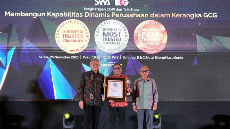 BRI Kembali Raih Predikat “Sangat Terpercaya” di Indonesia Trusted Companies 2025