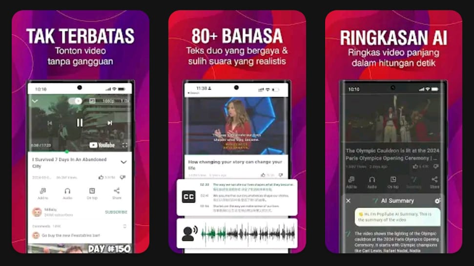 Main Game Dapat Uang? Coba Poptube dan Tarik Saldo Dana Gratis!