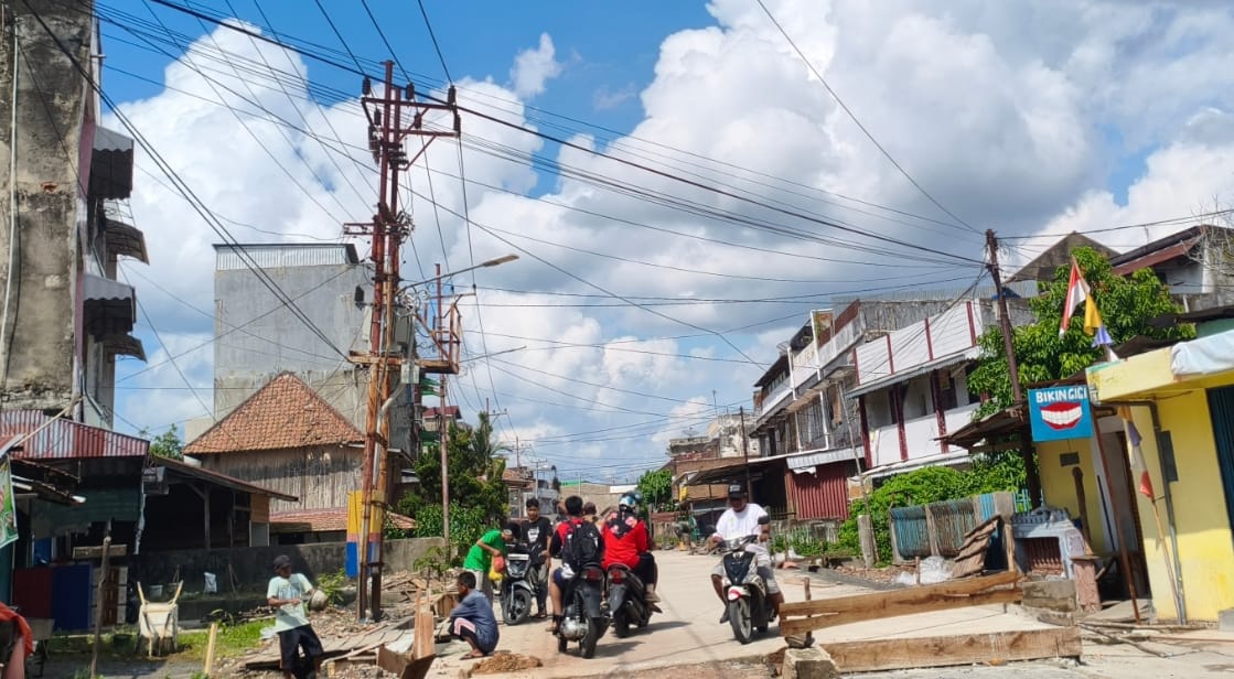 Revitalisasi Jalan Prof M Yamin Dimulai, Wajah Kota Prabumulih Kian Tertata