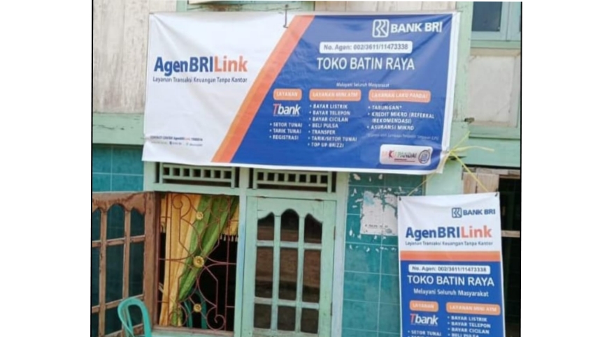 Bantu Pencairan dan PKH, Brilink Bating Raya Talang Pangeran Layani Pencairan Jemput Bola