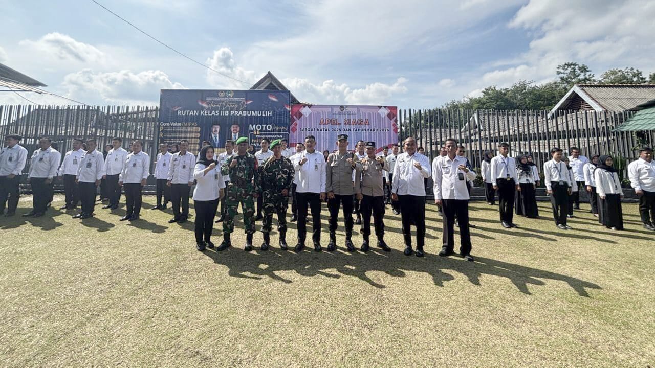 Rutan Prabumulih Perketat Pengamanan Jelang Natal dan Tahun Baru